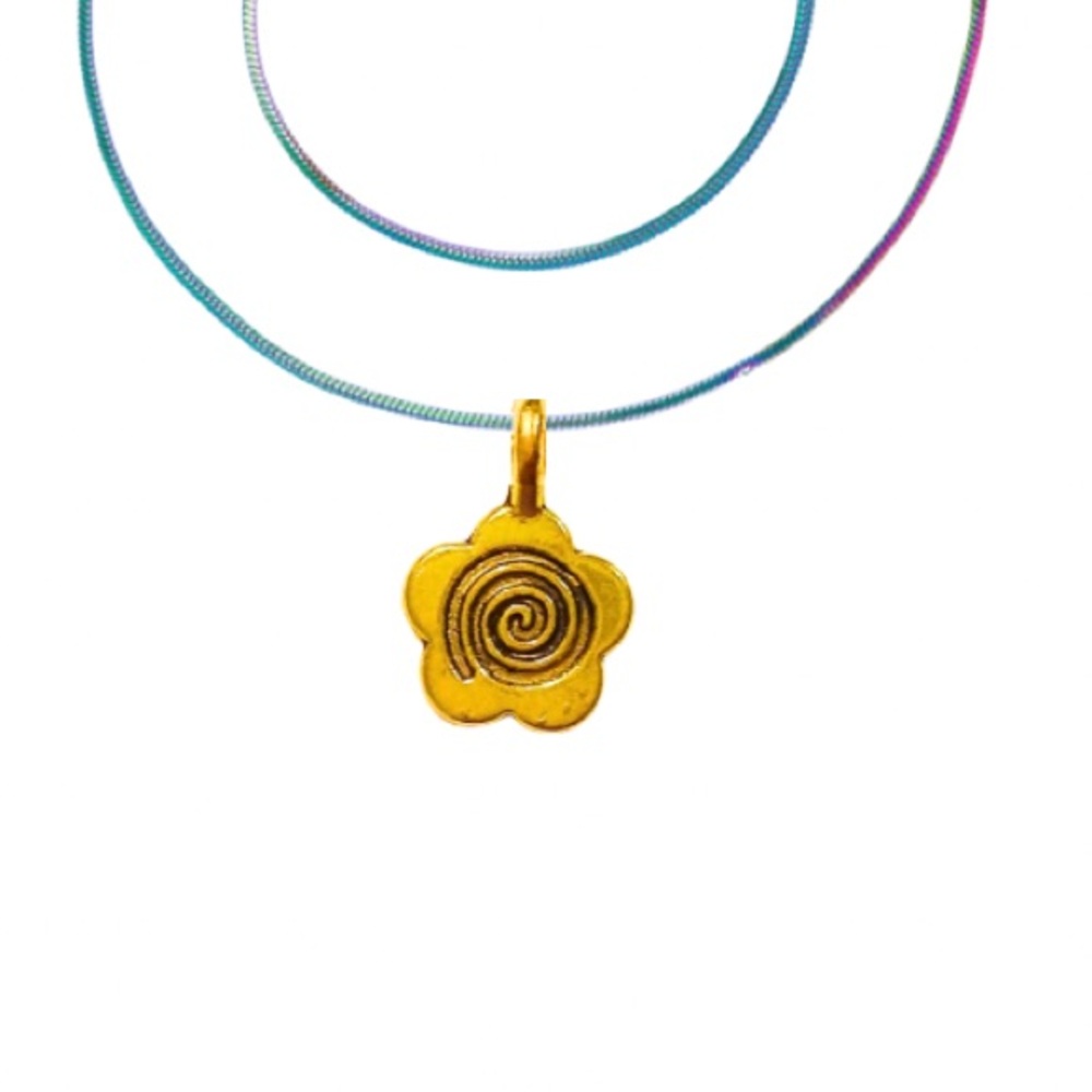 Retro Flower Hipster Necklace